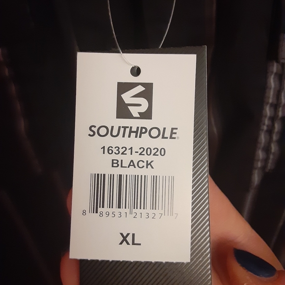 Men's Bl/Gray/Wht Shirt - Picture 2 of 10